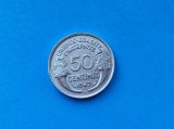 50 Centimes 1947 lit. B -Franta-RAR!-in realitate arata bine!