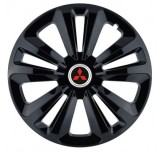 Cumpara ieftin Set 4 Capace Roti, potrivite jantelor de R14, pentru Mitsubishi, model terra negru, Autohelix MSA
