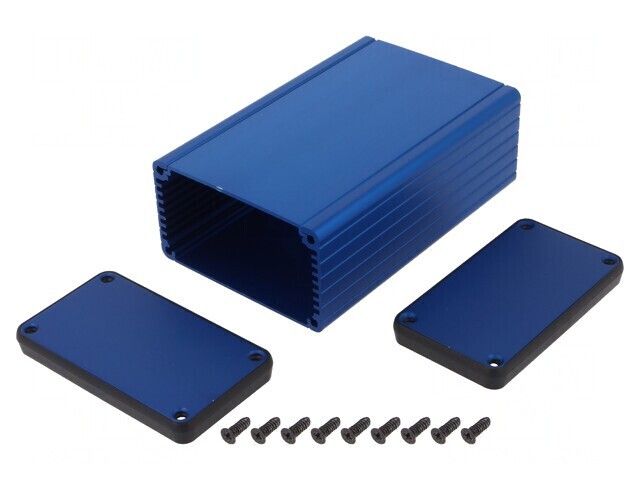 Carcasă Aluminiu cu Panou 78x120x43mm