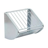 Iesle metalica fan Kerbl, montabila perete, galvanizata, 60x53 cm, grilaj reglabil, reduce risipa, grajduri animale