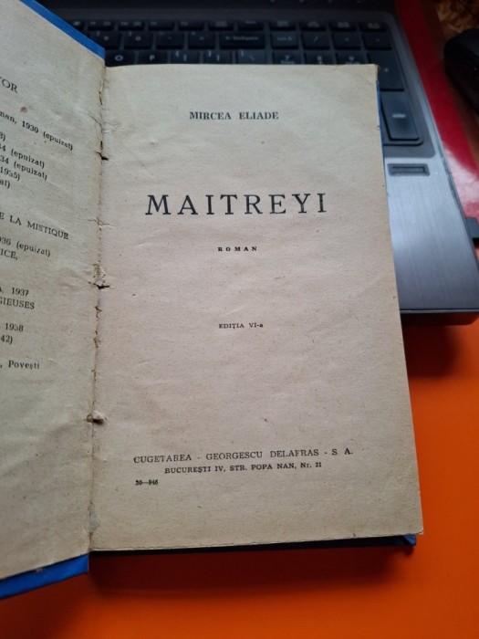 Maitreyi (editia VI) - Mircea Eliade