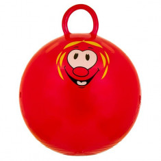 Jucarie gonflabila pentru copii, model minge cu maner, rosu, 45 cm foto