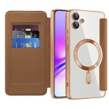 Husa Samsung Galaxy A05 Asteroid GSM SmartMag Book Case, maro