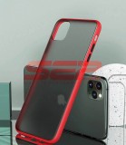 Husa Antishock iPhone 11 Pro, TPU+PC, Protectie Camera, Slim, Rosu