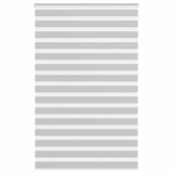 vidaXL Jaluzea tip zebra gri deschis lățime țesătură 135,9cm poliester