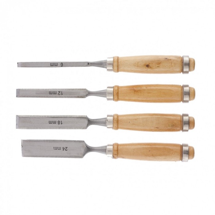 Set dalti sculptura, latime 6, 12, 18, 24 mm, plate cu manere din lemn, Sparta Set dalti sculptura, latime 6, 12, 18, 24 mm, plate cu manere din lemn, Sparta