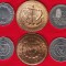 CIPRU █ SET DE MONEDE █ 1, 5, 25 Mils █ 1963-1977 █ KM-38-39-40 █ UNC