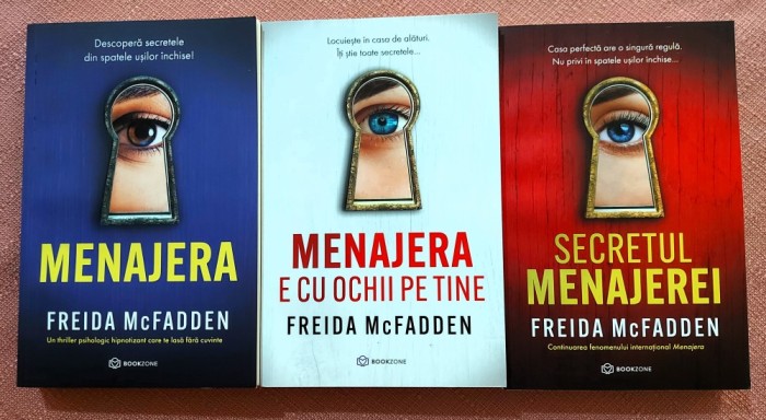 Seria Menajera 3 Volume. Editura Bookzone, 2023, 2024 - Freida McFadden