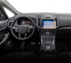 Folie Protectie Navigatie Ford S-Max 2019+, Duragon, protectie Display Navigatie, silicon Transparent, Anti-zgarieturi, kit instalare foto