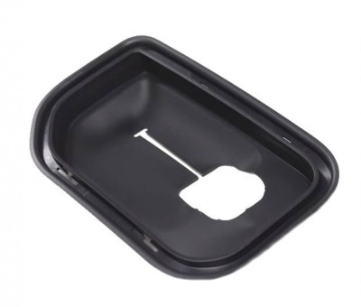 Grila bara protectie, spoiler Jeep Grand Cherokee (Wl), 2021-, montare fata, stanga, cu gaura pentru bara remorcare; negru, RapidAuto foto