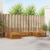 vidaXL Set de canapele de exterior 6 pcs natural Lemn Solid de Acacia 3373719