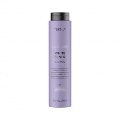 Sampon colorant pentru par blond, Lakme Teknia, White Silver Shampoo, 300ml