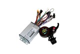 Kit Controller Display Trotineta Electrica 36V/48V 18A 500W GT-100, Luminozitate Ajustabila, Unit Masura KM/MILE, Auto-Stingere