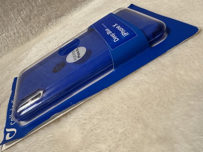 Cellularine apple position iPhone XS Deep Blue Designed iPhone X