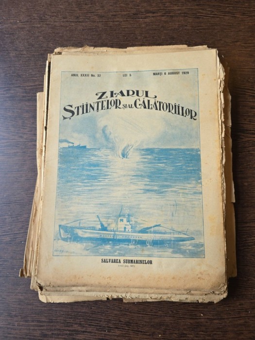 Ziarul Ştiinţelor şi al Călătoriilor - nr. 32/1929