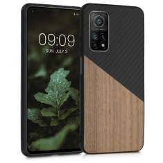 Husa pentru Xiaomi Mi 10T / Mi 10T Pro, Lemn, Maro, 56623.01, kwmobile
