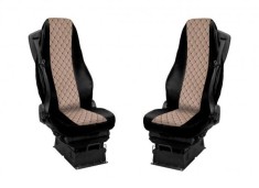 Huse pentru Volvo FH 2006-2015 EURO 5 Camioane Negru Bej Piele RHD LHD