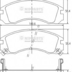 Set placute frana,frana disc MITSUBISHI PAJERO II (V3_W, V2_W, V4_W) (1990 - 1999) NIPPARTS J3605031