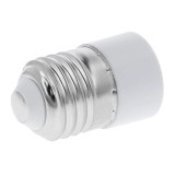 Adaptor de la soclu E27 tata la soclu E14 mama culoare alb RTV0800010