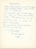 A3539N Ion Bănuță, act scris și semnat olograf, 1968