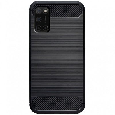 Husa TPU OEM Carbon pentru Oppo A52 / Oppo A72, Neagra foto