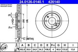Disc frana ATE 24.0126-0140.1