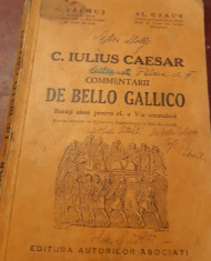 COMENTARII DE BELLO GALLICO CAIUS IULIUS CAESAR BALMUS GRAUR foto