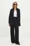 Answear Lab compleu femei, culoarea negru
