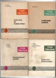 Cum tratăm - insuficiența cardiacă/ sindromul de malabsorbție/ sindromul lombosciatic/ hipertensiunea portală - pachet 4 cărți, 1967 - Ed. Medicală