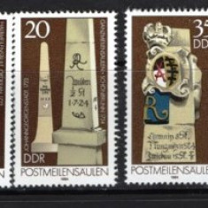 GERMANIA (DDR) 1984 – ARHITECTURA, SERIE MNH, DR23