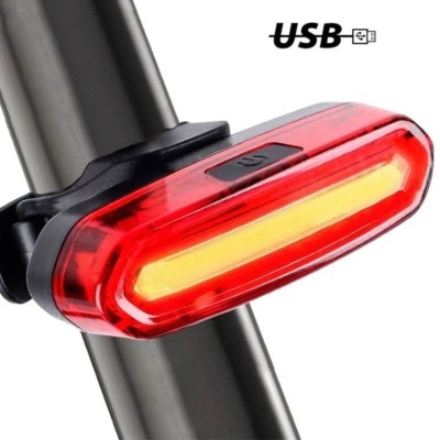 Stop led pentru bicicleta, reincarcabil usb 600 mah, 16 led-uri, 4 moduri foto