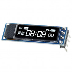 Display OLED 0.69 inch 96x16, ecran ALB SSD1306, LCD Arduino, interfata IIC