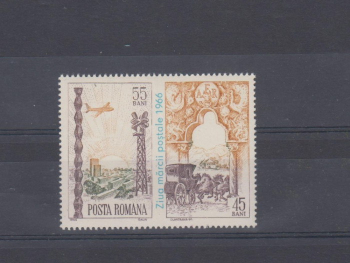 M1 TX4 7 - 1966 - Ziua marcii postale romanesti