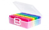 Cumpara ieftin Set 16 cutii pentru depozitare din plastic Novelinks, 17 x 13 cm - SECOND