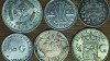 Start colectie argint - set 6 monede argint diferite de pe 6 continente diferite intre 1874-1963 - foarte frumoase!, Europa