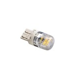 Set 2 becuri auto LED 2 faze T20 7443 W21/5W 16SMD 2835 CANBUS 12-24V 450/100lm lumina alba Cod: SPT18-7443-W