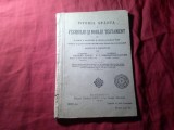 59. Istoria Sfanta a Vechiului si Noului Testament - realizata de Ec.G.Cretu si I.Constantinescu Lucaci - Ed. Socec 1929 ,124pag