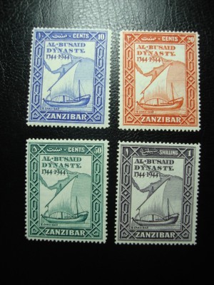 ZANZIBAR SERIE MNH foto