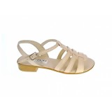OFERTA MARIMEA 37, 39, 40 -Sandale dama din piele naturala, CORA BEJ - S2BEJ