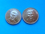 2 Jetoane Shell Mexico 70, Heinz Schnellinger &amp; Wolfgang Weber, Numismatică