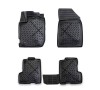 Covorase Auto Tip Tavita Cauciuc Dacia Duster 2 Facelift 2021-2024 ALM, Negre, Set Fata+Spate, Prindere Clipsuri