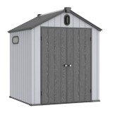 Casuta de gradina din rasina POLLEN 6x6, 6.4 m&sup3;, gri