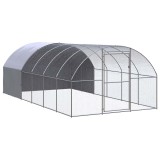 Cumpara ieftin Cotet de gaini pentru exterior, 3x6x2 m, otel zincat