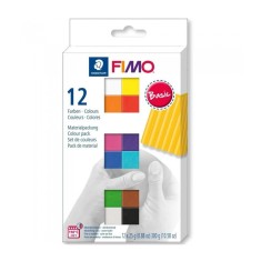 FIMO Soft set 12 culori 300g basic