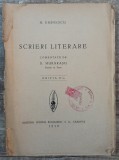Scrieri literare - M. Eminescu// 1939
