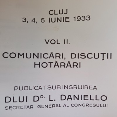AL DOILEA CONGRES NATIONAL DE TUBERCULOZA foto