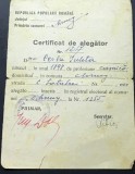 ACTE (3) - Certificat de alegator - RPR