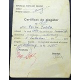ACTE (3) - Certificat de alegator - RPR