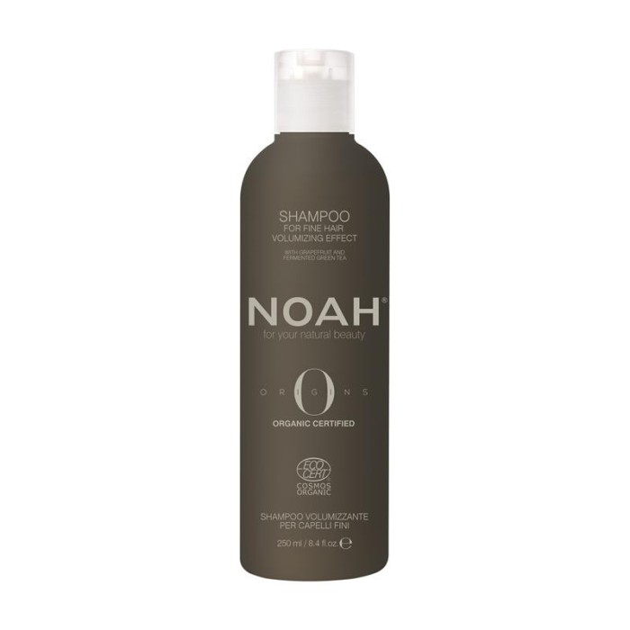 Sampon Volumizant cu Extract de Grapefruit si Ceai Verde Bio pentru Par Subtire 250 mililitri Noah