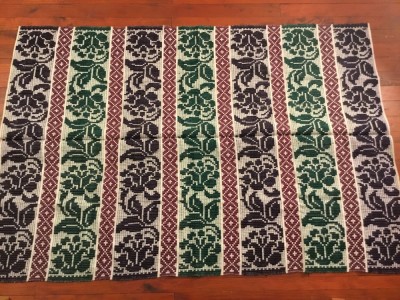 arta / traditie / rustic / design - Cuvertura , Macat , Scoarta , Patura taraneasca realizata manual la razboiul de tesut ! foto